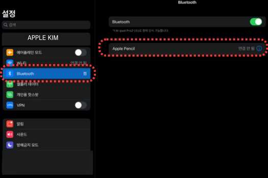 아이패드 펜슬 확인